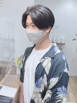モリオフロムロンドン 松戸店(Morio from London)&nbsp;【松戸 岩口】黒髪センターパートマッシュショート