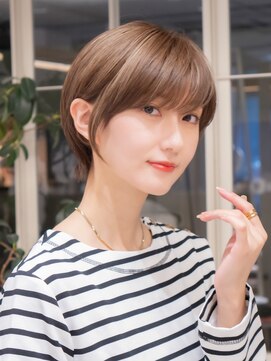サーカス バイ ビュートリアム 青山(CIRCUS by BEAUTRIUM) ショートボブ20代30代ココアブラウン髪質改善青山表参道