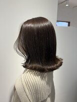 アマレット(Amaretto) 外ハネボブ×オリーブベージュ