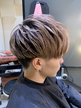 アヴァンスクロス あべのルシアス店(AVANCE. CROSS) シルバーアッシュ×マッシュスタイル