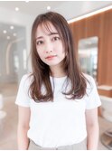 20代30代大人かわいい/シルキーベージュ/レイヤーカット/小顔