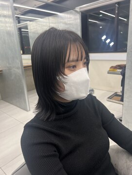 バサ 池袋東口店(BASSA) 【ohka】シンプルお洒落！顔まわりウルフ