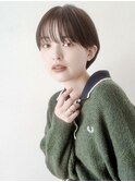 前髪/ショート/ショートボブ/大人可愛い/池袋