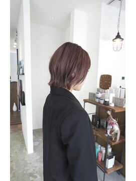 ザ アトリウム ヘア デザイン(the atrium hair design) pink brown bob