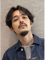 ロンド アンブル 四条烏丸(Lond ambre) 萱原大幹 センターパート/眉毛/短髪/メンズカット