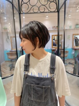 ロンド ブランシュ 錦糸町北口(Lond blanche) ショート×真っ直ぐ過ぎない縮毛矯正