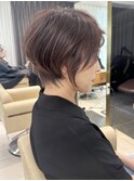 ショートボブ髪型20代30代40代50代前髪あり前髪なし面長丸顔小林