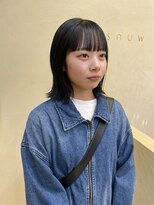スニュウ(snuw)&nbsp;【snuw mina】偽黒染め/実習カラー/暗髪