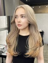 シエンゴールド(CIEN gold)&nbsp;韓国レイヤー×ミルクティー裾カラー♪