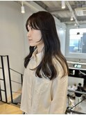20代30代カラーオリーブベージュゆるふわウェーブ