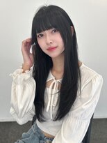 ユーフォリア 青山(Euphoria)&nbsp;20代30代大人美人小顔ブリーチなし韓国ヘアアッシュブラック