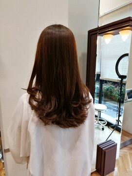 オラ ボーテ(Aura Beaute) アクティブオレンジブラウンロング