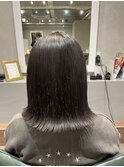 グレージュ×外ハネボブ