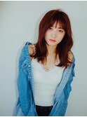 ゆるカールロング20代/30代/40代/庭瀬