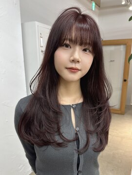 ミーナ バイ アーバン(Meena by urban.) ブリーチなしカラー×暖色カラー