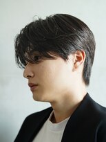 銀座ニュアンスパーマミディアムセンターパートツイストパーマ