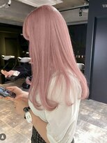 ペレ 梅田(PELE)&nbsp;くびれヘア／アプリコットオレンジ/夏のヘアアレンジ/梅田