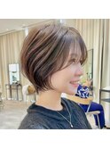 【30代/40代/50代】ショートボブ/小顔カット/顔周りカット/豊中