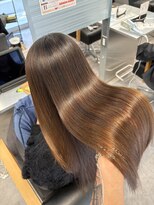 キング 梅田店(K!ng)&nbsp;縮毛矯正髪質改善ハイライトレイヤーカット梅田美容室エクステ