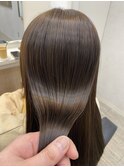 髪質改善カラー+オッジィオットトリートメント