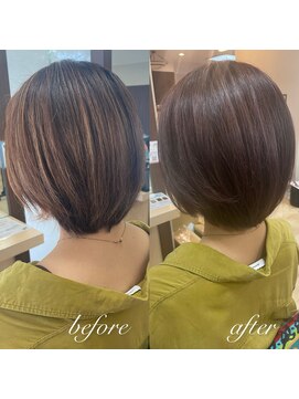 美容室ステラ 東大宮店 丸みショートボブ