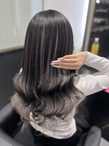 ヘアーデザイン ジェルム(Hair Design germe)&nbsp;黒×グレーメッシュ / YUDU
