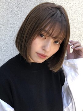 リヤン 表参道(lyann) ナチュラルカールクールショートイメチェン前髪サイドバング
