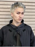スパイキーショート デザインカラー ブリーチ ベリーショート