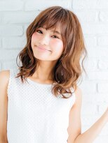 コボ(covo) ゆるふわミディアム×アッシュブラウン×ナチュラル
