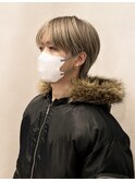 シースルーマッシュ×ミルクティーベージュ