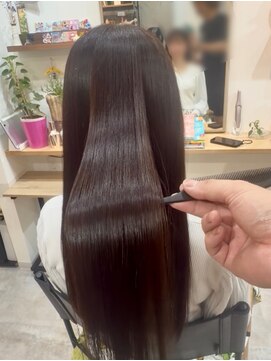 紡 髪質改善ストレート