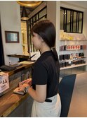 透明感オリーブブラウン