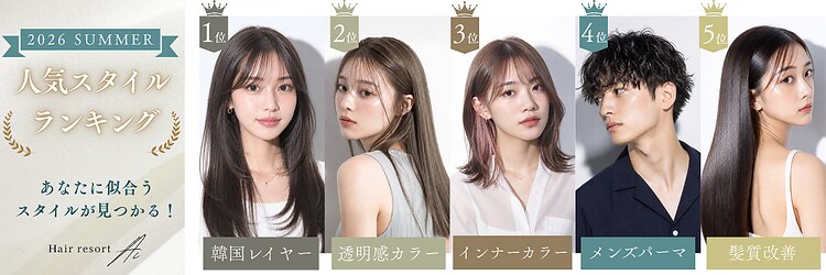 ヘアリゾートエーアイ 高田馬場店(hair resort Ai)のサロンヘッダー
