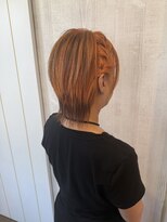 ヘアーアンドライフミルコ(miRuko) オレンジ×ローライトカラー