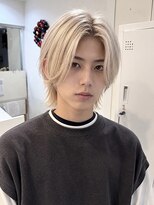 インデックスヘアーユー 錦糸町店(in'dex hair - U)&nbsp;錦糸町×ミルクティーベージュ×メンズミルクティーベージュ
