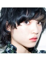 ダブ アオヤマ(DaB AOYAMA)&nbsp;【DaB】エアリーマッシュウルフ＊暗髪