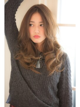 アリエッタ(aRietta) 【aRietta】センターパートで揺らぐ大人可愛いロング/韓国風