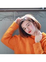 ルタ(LuTa by siesta&LiCO) LuTa☆大人ボブ×アプリコットオレンジ