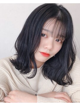 ザブックハンドサロン(The book hand salon) 黒髪×ミディアム