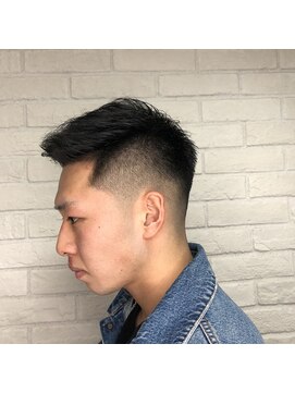 アポロ 横浜駅店(apollo) フェード x ソフトモヒカン