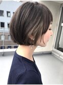 [ショート]インナーカラー×ショートボブ
