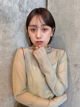 イミ(imi) 大人ボブ/似合わせカット/透明感カラー/シースルーバング[登戸]