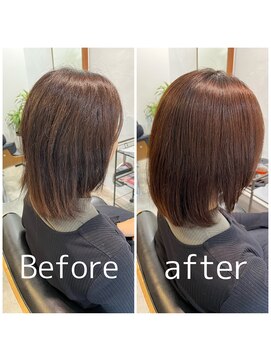 スピカ(SPICA) 【ケアカラーコース】お客様施術事例