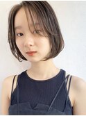 20/30代ワンカールボブパーマミニボブヘアまとまるボブレイヤー