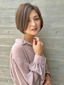 ロンドプロフィール 浦和(Lond profil) 浦和ショートヘアショートカット白髪ぼかし白髪染めボブ40代50代