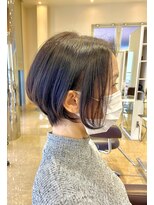 レッド(ReD) ショートボブ 大人 50代40代30代 髪質改善 脱白髪染め