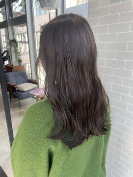 フリック 堺東店(FLICK) グレージュ/セミロング/ゆる巻き/堺東