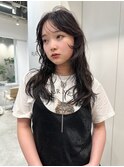 暗めカラー/韓国風巻き/レイヤーカット/くすみベージュ/渋谷
