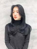 ニトバイアンキシム(nit by ahnkism)&nbsp;韓国風レイヤーカット顔まわりくびれオルチャン堀江