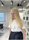 【藤沢横浜】ホワイトブロンド/抜きっぱなしブリーチ/
